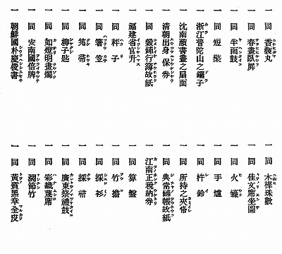 雅会目録２